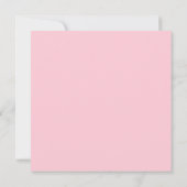 Theeroos Roze Effen Kleur Kaart (Achterkant)