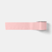 Theeroos Roze Effen Kleur Satijnen Lint (Voorkant)