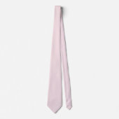 Theeroos Roze Effen Kleur  Stropdas (Voorkant)