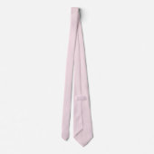 Theeroos Roze Effen Kleur  Stropdas (Achterkant)