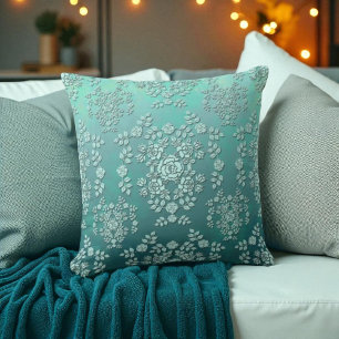Theerozen Vintage Stijl Damask Patroon Kussen