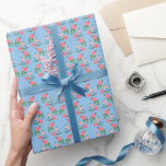 Theerozenpatroon Mooie Bloemen Vrouwelijk Zoet Cadeaupapier<br><div class="desc">Handgeschilderd ontwerp voor jou! Verander ook de achtergrondkleuren. Kijk in mijn winkel voor meer kleuren en ontwerpen of laat me weten als je iets op maat wilt. Bedankt voor het winkelen bij mij!</div>
