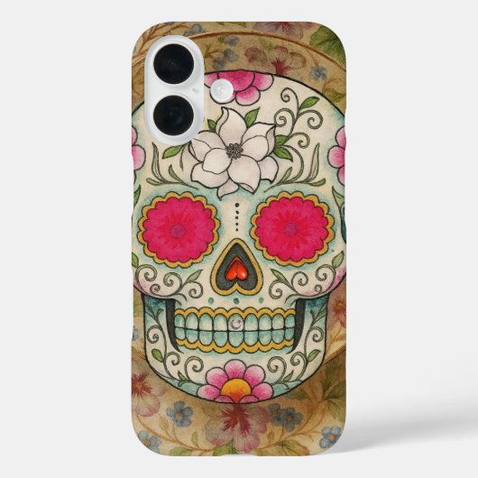 Theeschaal Suiker Schedel Case-Mate iPhone Case (Achterkant)
