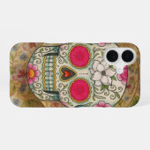Theeschaal Suiker Schedel iPhone 16 Hoesje (Achterkant horizontaal)