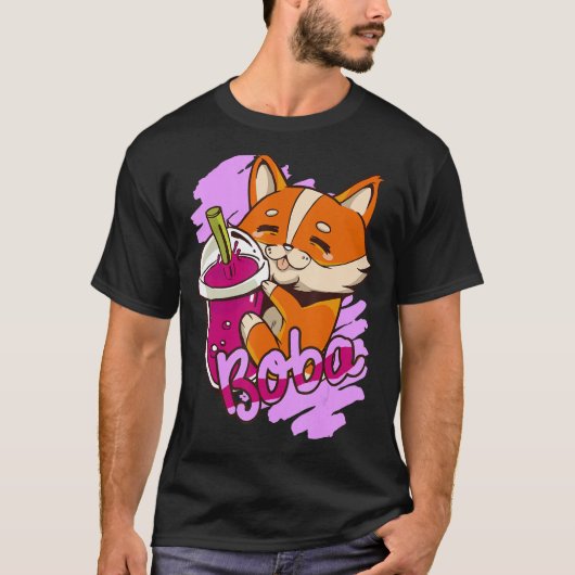 theeschatteanimatie boba t-shirt (Voorkant)