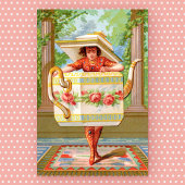 Theeschenkende Kunstprint Dish Darlings Poster