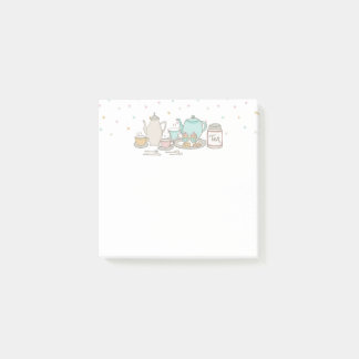 Theeservies Set Hoge Thee Post-It Notitieblok Post-it® Notes