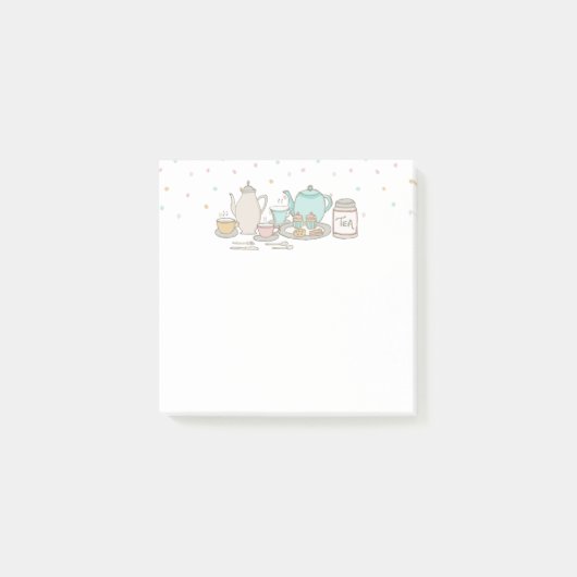 Theeservies Set Hoge Thee Post-It Notitieblok Post-it® Notes (Voorkant)