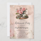  theeset Bloemen Pensioen Kaart (Voorkant)