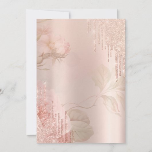  theeset Bloemen Pensioen Kaart (Achterkant)