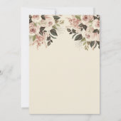 Theeset Lights Rozen Vrijgezellenfeest Kaart (Achterkant)