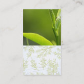 theesoorten visitekaartje (Achterkant)