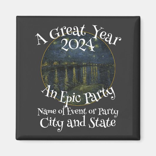 Theesurprisefeest in de Banquet Tea Garden Blok 20 Magneet (Voorkant)