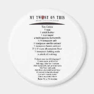 Theetaart recept magneet ™