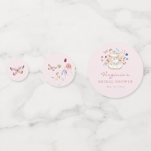 Theetafel Confetti (Voorkanten)