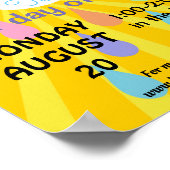 theethee terug naar school PTA-evenement PTO Poster (Hoek)