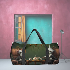 Theetijd aan de vreemde kant. 1 plunjezak