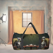 Theetijd aan de vreemde kant. 2 plunjezak