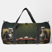 Theetijd aan de vreemde kant. 2 plunjezak (Voorkant)