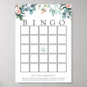 Theetijd Baby Bingo Spelkaart Poster (Voorkant)