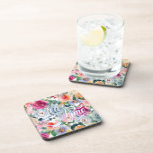 Theetijd Bloemen Bier Onderzetter (Rechterzijde)