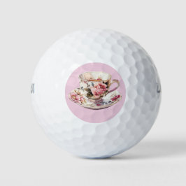 Theetijd Bloemen Golfballen