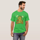 Theetijd Draak Gezellige Brouwsel grappig T-shirt (Voorkant volledig)