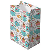 Theetijd en Zoete Geschenkentas Medium Cadeauzakje (Voorkant Gekanteld)