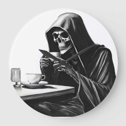 Theetijd Halloween Grote Klok (Voorkant)