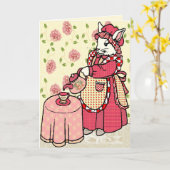 Theetijd Kaart (Gele Bloem)