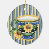 Theetijd Keramisch Ornament (Links)