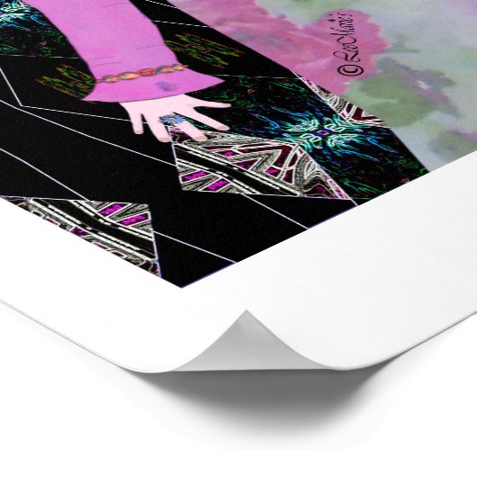 Theetijd LeeMarie's creatieve ontwerp Poster (Hoek)