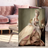 Theetijd Mary Antoinette Stijl Portret Kunst Tissuepapier