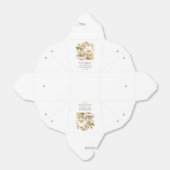 Theetijd met bloemige bruidsfeestelijke shower  bedankdoosjes (Uitgevouwen)