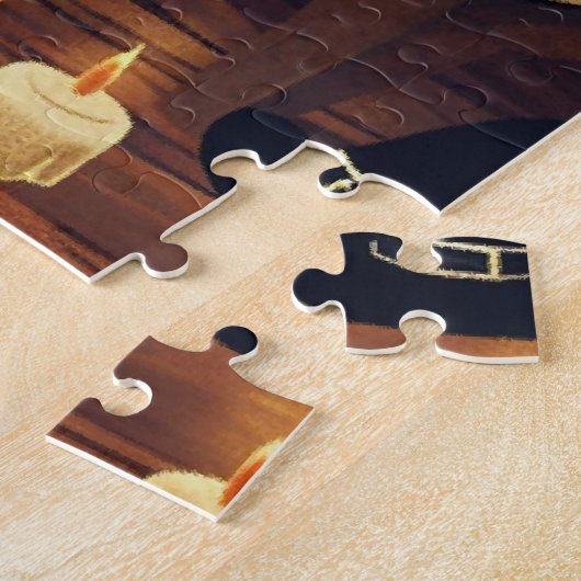 Theetijd met geesten Jigsaw Puzzel (Zijkant)