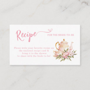 THEETIJD MET HET BRUID-TO-BE VRIJGEZELLENFEEST REC INFORMATIEKAARTJE