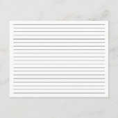 THEETIJD MET HET BRUID-TO-BE VRIJGEZELLENFEEST REC INFORMATIEKAARTJE (Achterkant)