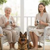 Theetijd Met Mijn Herder Modern Koffiemok