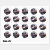 theetijd ronde sticker (Vel)