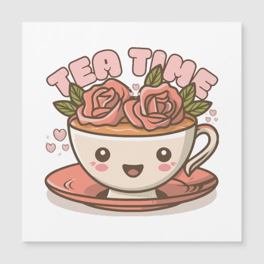 Theetijd Rozen Thee Kawaii (Voorkant)