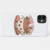 Theetijd Rozen Thee Kawaii Case-Mate iPhone Case (Achterkant (horizontaal))