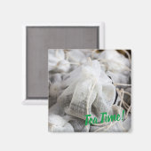 Theetijd tas voor theeliefhebbers magneet (Voorkant / Achterkant)