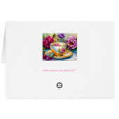 Theetijd - Tea Cup Kunst (Achterkant Horizontaal)