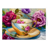 Theetijd - Tea Cup Kunst (Voorkant Horizontaal)