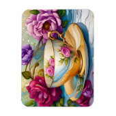 Theetijd - Tea Cup Kunst Magneet (Verticaal)