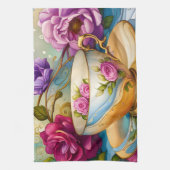 Theetijd - Tea Cup Kunst Theedoek (Verticaal)