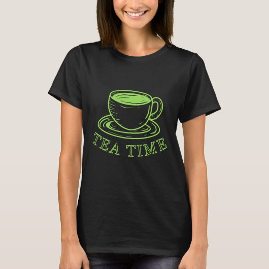Theetijd | Thee Feestje T-shirt (Voorkant)