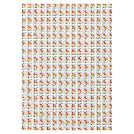 Theetijd Theepotten Tafelkleed (Voorkant)