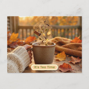 Theetijd Uitnodiging • Gezellige Herfst Chai Borre