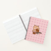 theetijd van kat en konijn notitieboek (Binnen)